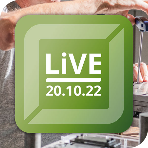 Einladung zur LiVE-Vorstellung "Digitale Werkzeugwartung Hands-On!" am 20.10.2022 im KIST