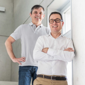 Geschäftsführer Harald Kimmerle und Wolfram Schäfer