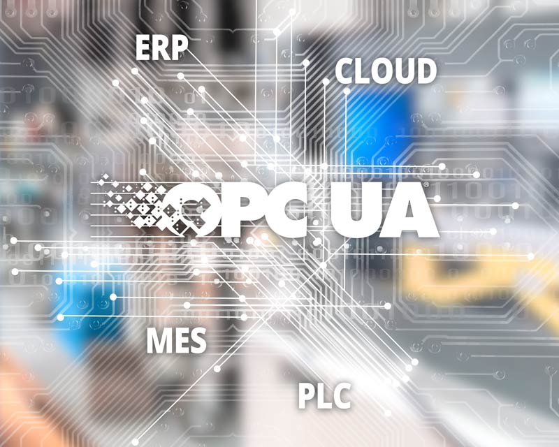 Access to the machine data via the OPC/UA standard