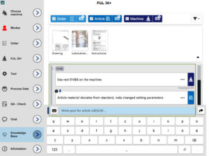 Paperless manufacturing through efficient provisioning and additions