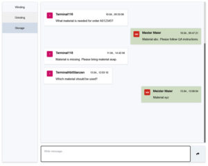 EMC Chat in the portal