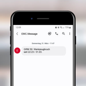 Per SMS informiert bei Störungen