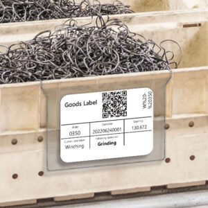The digital file moves along with the container